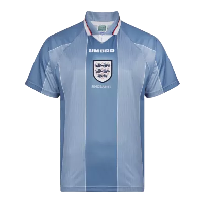 England Jersey Custom Away Soccer Jersey 1996 - soccerdiveshop