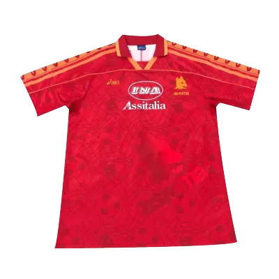 Roma Jersey Home Soccer Jersey 1995/96 - soccerdiveshop