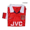 Arsenal Jersey Custom Home Soccer Jersey 1998/99 - soccerdiveshop