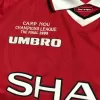 Manchester United Jersey Custom Home Soccer Jersey 1999/00 - soccerdiveshop