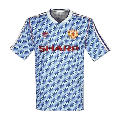 Manchester United Jersey Custom Away Soccer Jersey 1990/92 - soccerdiveshop