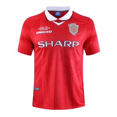 Manchester United Jersey Custom Home Soccer Jersey 1999/00 - soccerdiveshop