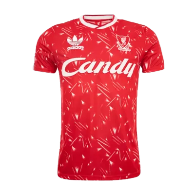 Liverpool Jersey Custom Home Soccer Jersey 1989/91 - soccerdiveshop