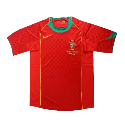 Portugal Jersey Custom Home Soccer Jersey 2004 - soccerdiveshop