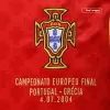 Portugal Jersey Custom Home Soccer Jersey 2004 - soccerdiveshop