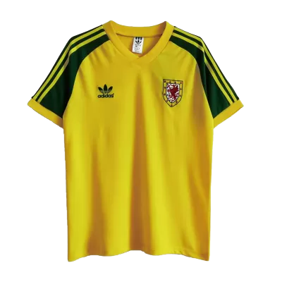 Wales Jersey Custom Away Soccer Jersey 1982 - soccerdiveshop