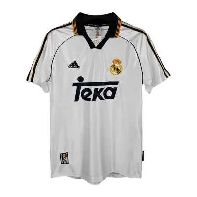 Real Madrid Jersey Custom Home Soccer Jersey 1998/00 - soccerdiveshop