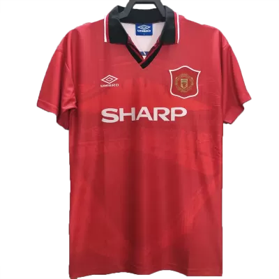 Manchester United Jersey Custom Home Soccer Jersey 94/96 - soccerdiveshop