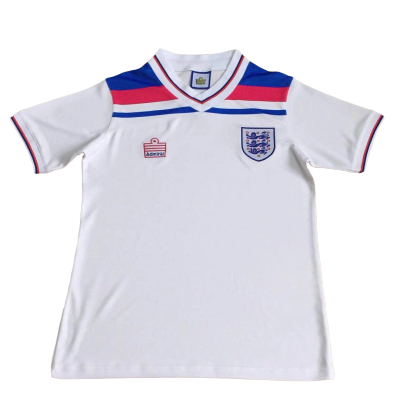 England Jersey Custom Home Soccer Jersey 1980 - soccerdiveshop