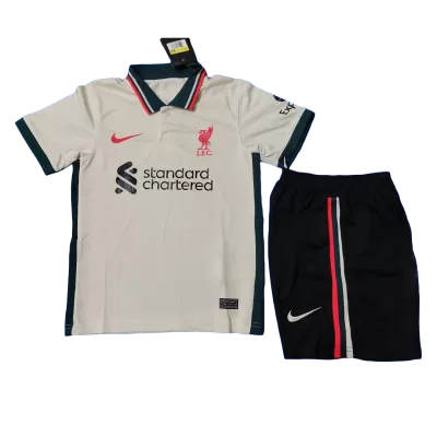 Kid's Liverpool Jersey Custom Away Soccer Soccer Kits 2021/22 - soccerdiveshop