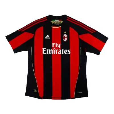 AC Milan Jersey Custom Home Soccer Jersey 2010/11 - soccerdiveshop