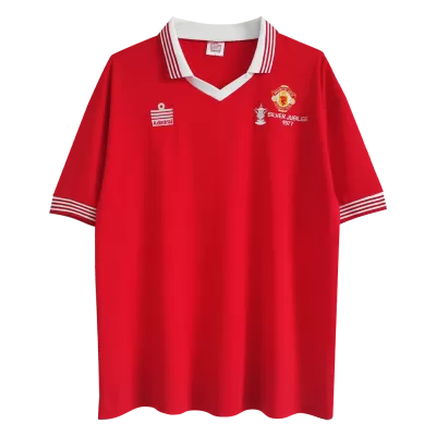 Manchester United Jersey Home Soccer Jersey 1977 - soccerdiveshop