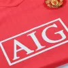 Manchester United Jersey Custom Home Soccer Jersey 2007/08 - soccerdiveshop