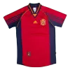 Spain Jersey Custom Home Soccer Jersey 1998 - soccerdiveshop