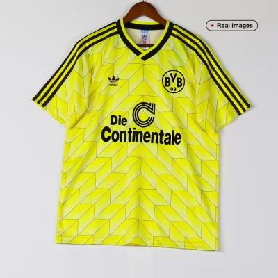 Borussia Dortmund Jersey Home Soccer Jersey 1988 - soccerdiveshop