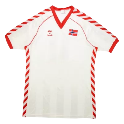 Norway Jersey Custom Away Soccer Jersey 1984 - soccerdiveshop