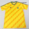 Sweden Jersey Home Soccer Jersey 1988 - soccerdiveshop