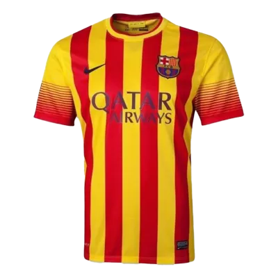 Barcelona Jersey Custom Away Soccer Jersey 2013/14 - soccerdiveshop