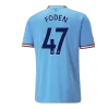 Manchester City Jersey Custom FODEN #47 Soccer Jersey Home 2022/23 - soccerdiveshop