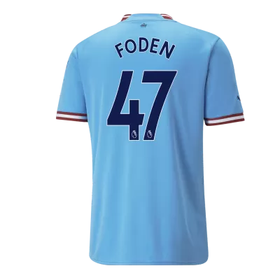 Manchester City Jersey Custom FODEN #47 Soccer Jersey Home 2022/23 - soccerdiveshop