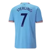 Manchester City Jersey Custom STERLING #7 Soccer Jersey Home 2022/23 - soccerdiveshop