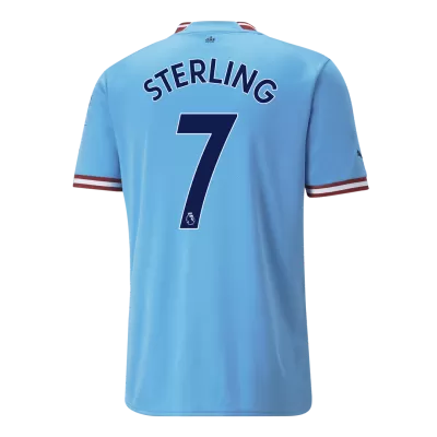 Manchester City Jersey Custom STERLING #7 Soccer Jersey Home 2022/23 - soccerdiveshop