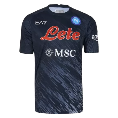 Napoli Jersey Custom Soccer Jersey Acqua Blue 2022/23 - soccerdiveshop