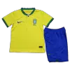 Kid's Brazil Jersey Custom Home Soccer Soccer Kits 2022 - soccerdiveshop