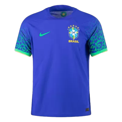 Brazil Away Soccer Jersey Custom World Cup Jersey 2022 - soccerdiveshop