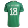 A.GUARDADO #18 Mexico Home Soccer Jersey Custom World Cup Jersey 2022 - soccerdiveshop