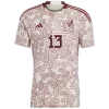 G.OCHOA #13 Mexico Away Soccer Jersey Custom World Cup Jersey 2022 - soccerdiveshop