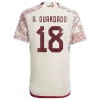 A.GUARDADO #18 Mexico Away Soccer Jersey Custom World Cup Jersey 2022 - soccerdiveshop