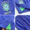 Kid's Brazil Jersey Custom Home Soccer Soccer Kits 2022 - soccerdiveshop