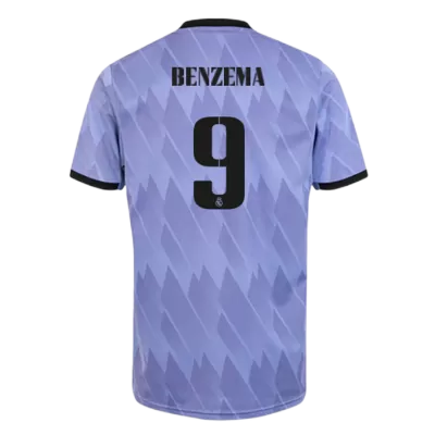 Real Madrid Jersey Custom BENZEMA #9 Soccer Jersey Away 2022/23 - soccerdiveshop