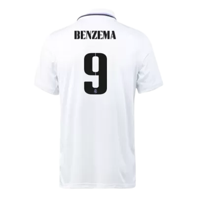 Real Madrid Jersey Custom BENZEMA #9 Soccer Jersey Home 2022/23 - soccerdiveshop