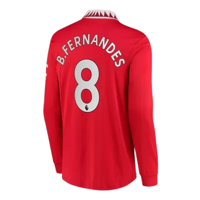 Manchester United Jersey B.FERNANDES #8 Custom Home Soccer Jersey 2022/23 - soccerdiveshop