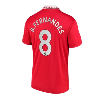 Manchester United Jersey Custom B.FERNANDES #8 Soccer Jersey Home 2022/23 - soccerdiveshop