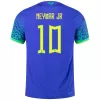 Brazil Jersey NEYMAR JR #10 Custom Away Soccer Jersey 2022 - soccerdiveshop