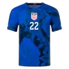 USA Jersey YEDLIN #22 Custom Away Soccer Jersey 2022 - soccerdiveshop