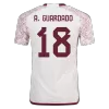 Mexico Jersey A.GUARDADO #18 Custom Away Soccer Jersey 2022 - soccerdiveshop