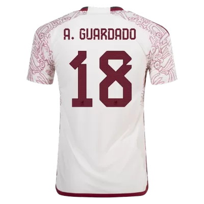 Mexico Jersey A.GUARDADO #18 Custom Away Soccer Jersey 2022 - soccerdiveshop