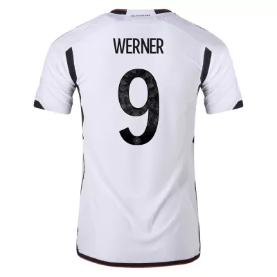 Germany Jersey WERNER #9 Custom Home Soccer Jersey 2022 - soccerdiveshop