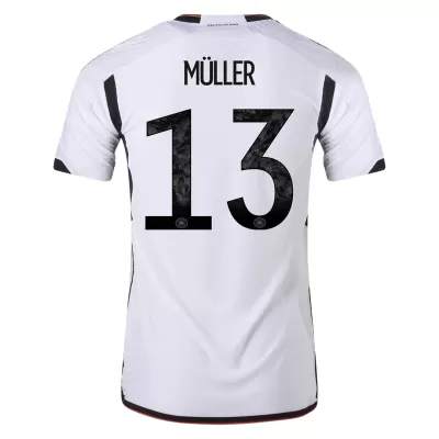 Germany Jersey MÜLLER #13 Custom Home Soccer Jersey 2022 - soccerdiveshop