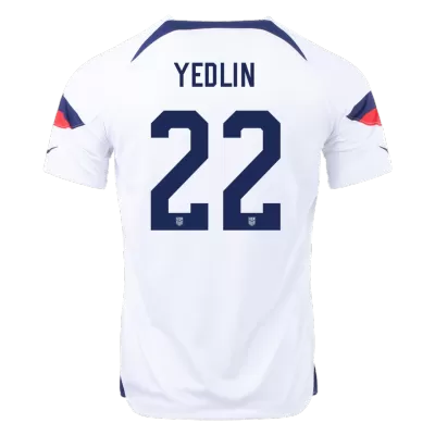 USA Jersey Custom YEDLIN #22 Soccer Jersey Home 2022 - soccerdiveshop