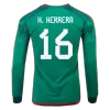 Mexico Home Soccer Jersey Custom H.HERRERA #16 World Cup Jersey 2022 - soccerdiveshop