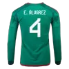 Mexico Home Soccer Jersey Custom E.ÁLVAREZ #4 World Cup Jersey 2022 - soccerdiveshop