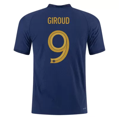 France Jersey GIROUD #9 Custom Home Soccer Jersey 2022 - soccerdiveshop