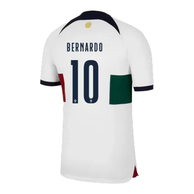 Portugal Jersey Custom BERNARDO #10 Soccer Jersey Away 2022 - soccerdiveshop