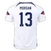 USA Jersey Custom MORGAN #13 Soccer Jersey Home 2022 - soccerdiveshop