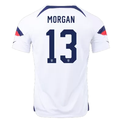 USA Jersey Custom MORGAN #13 Soccer Jersey Home 2022 - soccerdiveshop